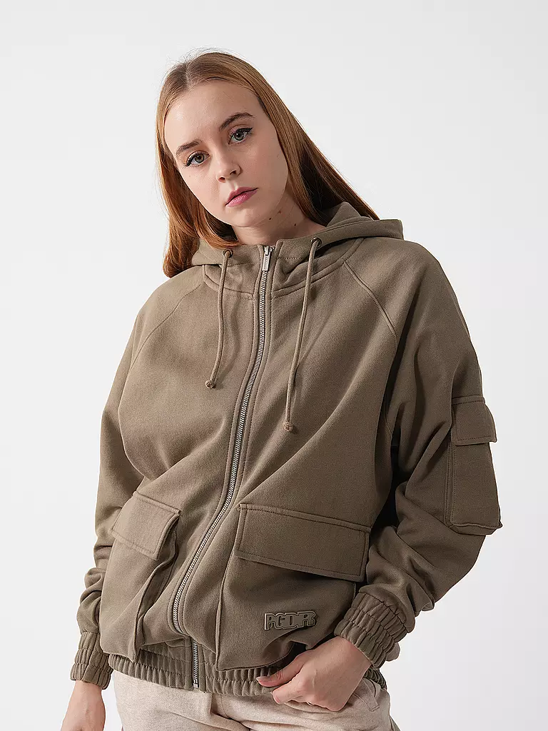 PEGADOR | Sweatjacke NONA | hellbraun