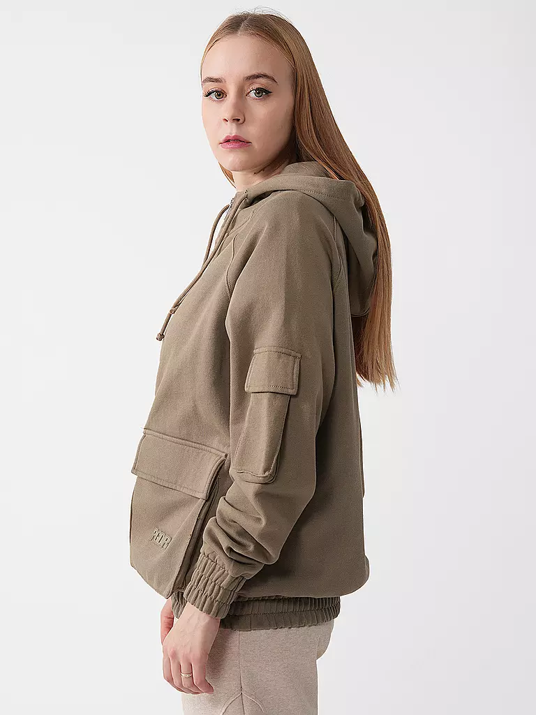 PEGADOR | Sweatjacke NONA | hellbraun