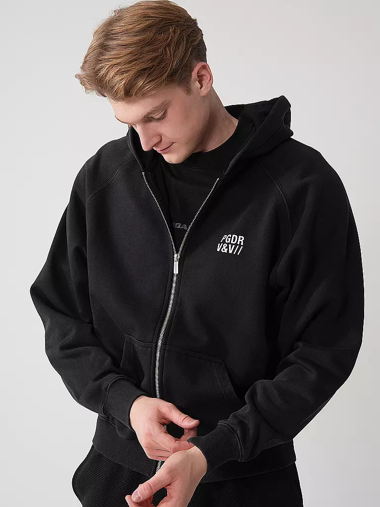PEGADOR | Sweatjacke | schwarz