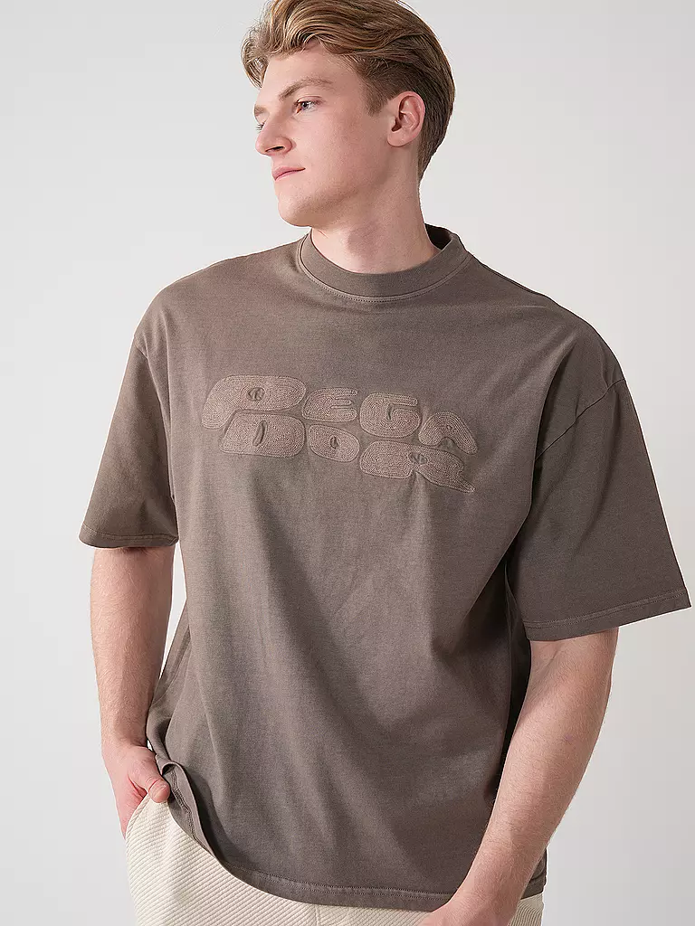 PEGADOR | T-Shirt DREW | hellbraun