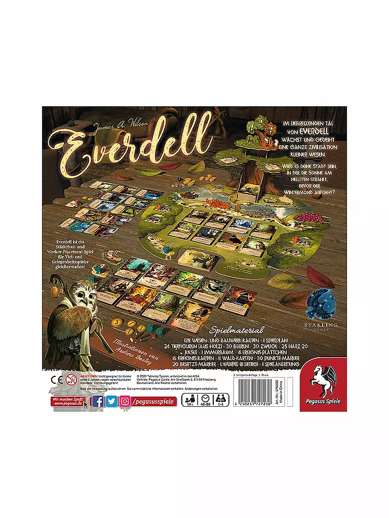 PEGASUS | Brettspiel - Everdell  | keine Farbe