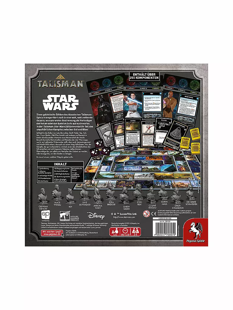 PEGASUS | Brettspiel - Talisman - Star Wars Edition | keine Farbe