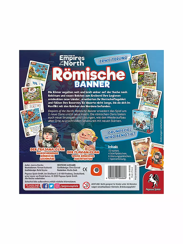 PEGASUS | Empires of the North: Römische Banner Erweiterung | keine Farbe