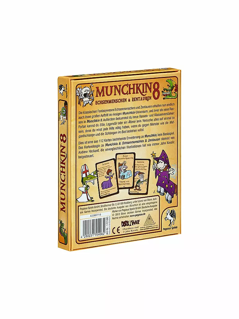 PEGASUS | Munchkin 8 - Echsenmenschen und Zentauren | transparent