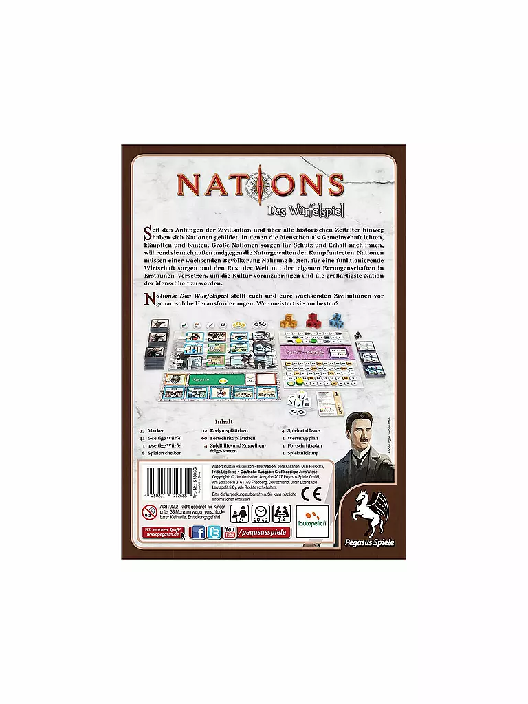 PEGASUS | Nations - Das Würfelspiel | transparent
