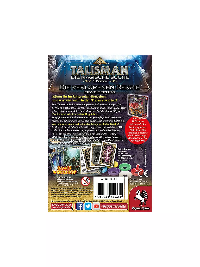 PEGASUS | Talisman: Die verlorenen Reiche (Erweiterung) | bunt