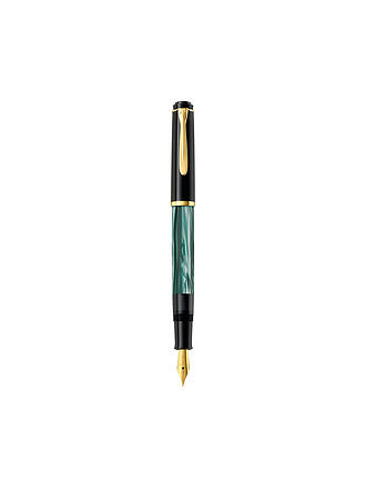 PELIKAN | Füllhalter M200 Grün Mamoriert Medium mit Etui 