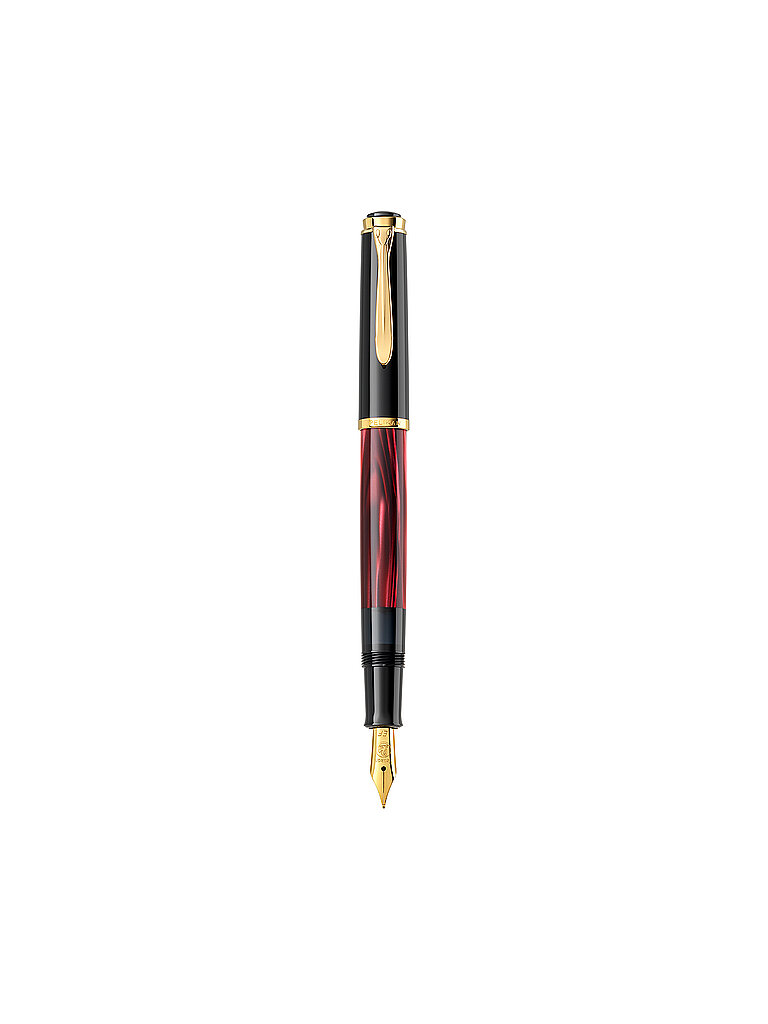 PELIKAN Füllhalter M200 Rot Mamoriert Fein mit Etui rot