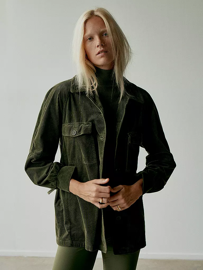 PENN&INK | Cordjacke | olive