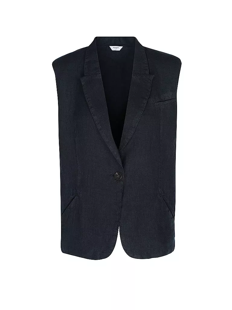 PENN&INK | Leinengilet  | schwarz