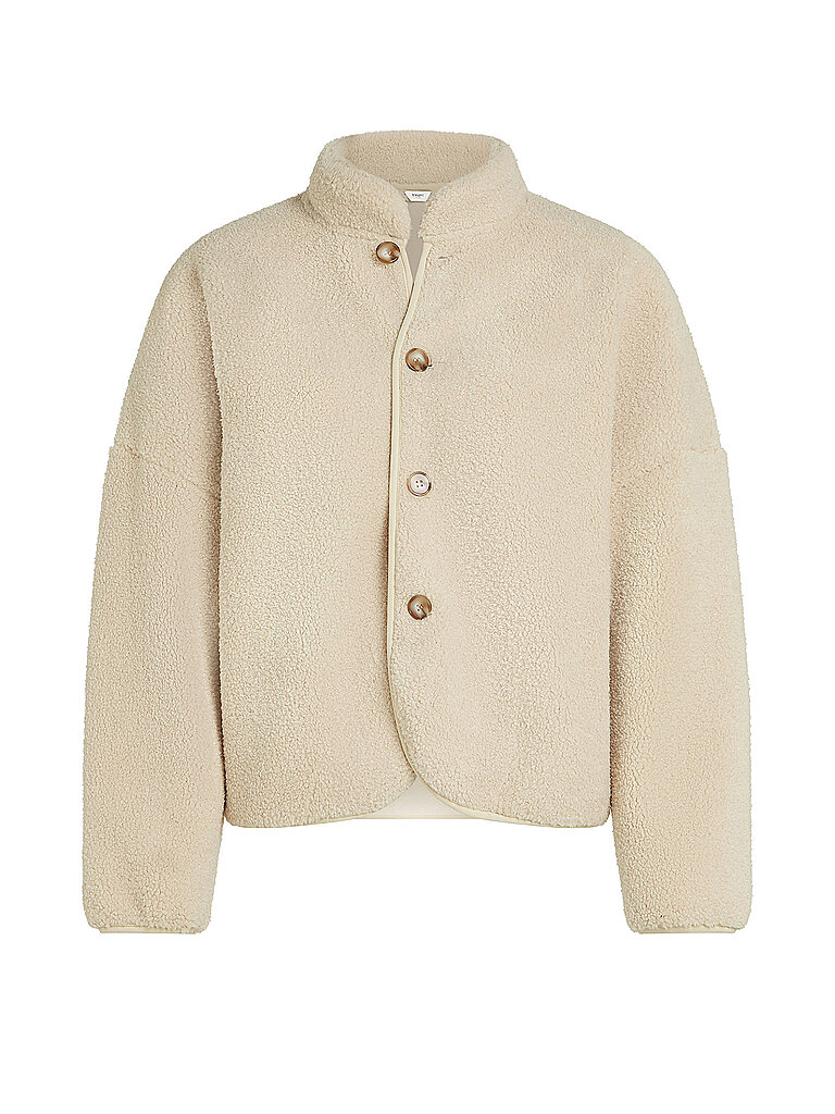 PENN&INK Jacke in Felloptik creme | M