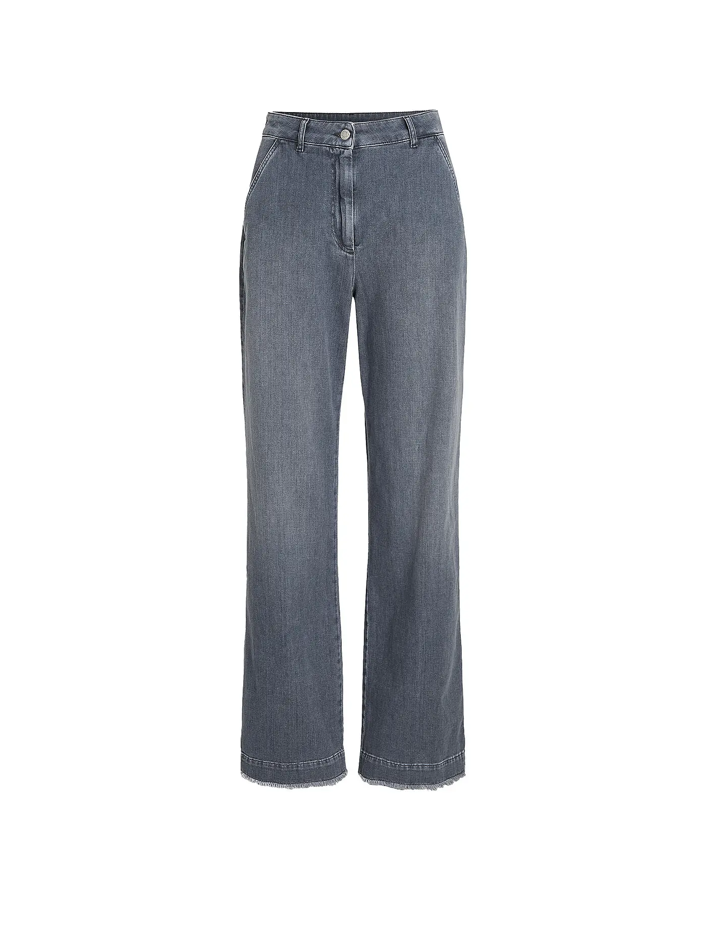 PENN&INK | Jeans Wide Leg | grau
