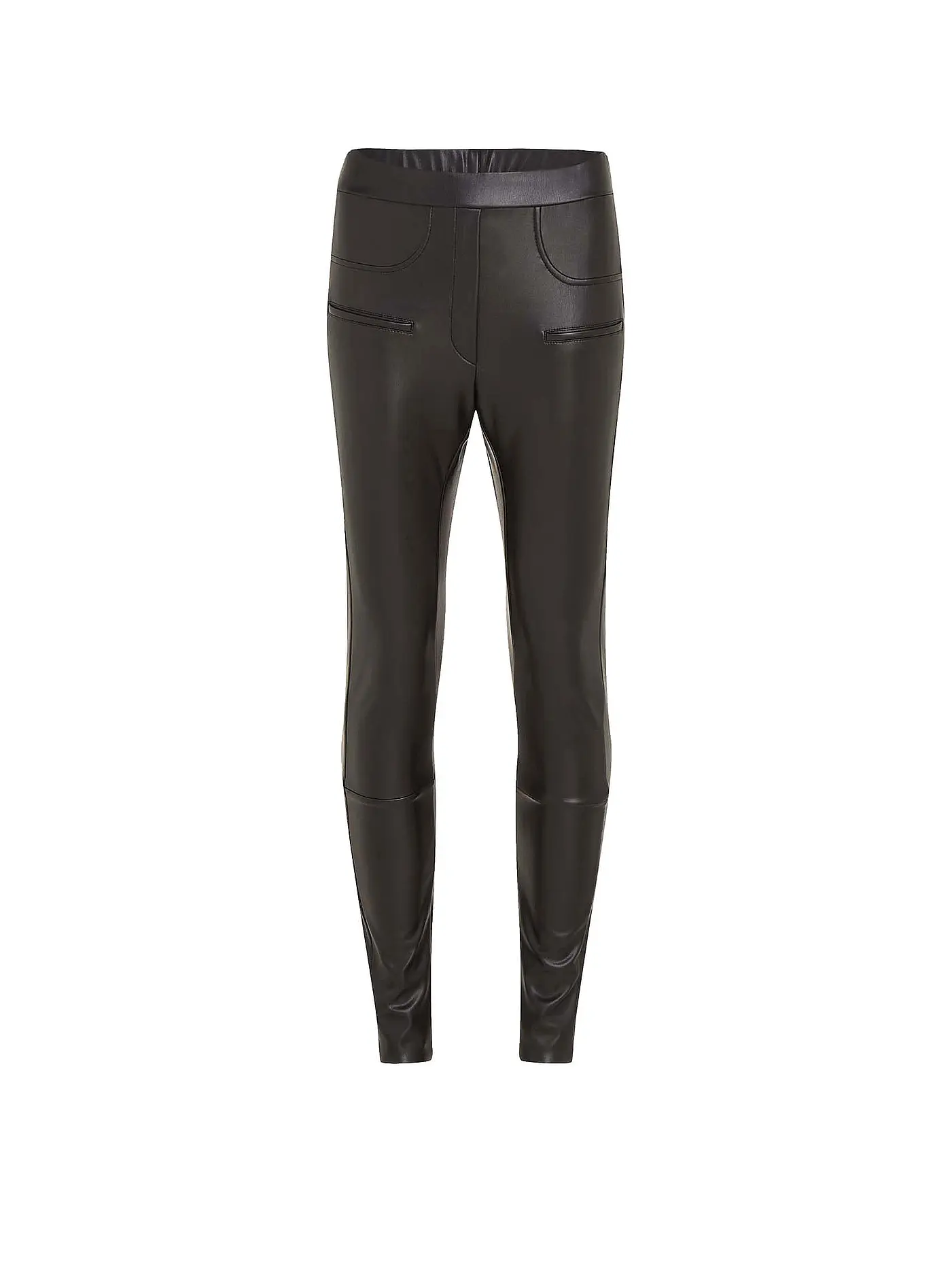 PENN&INK | Legging in Lederoptik | schwarz