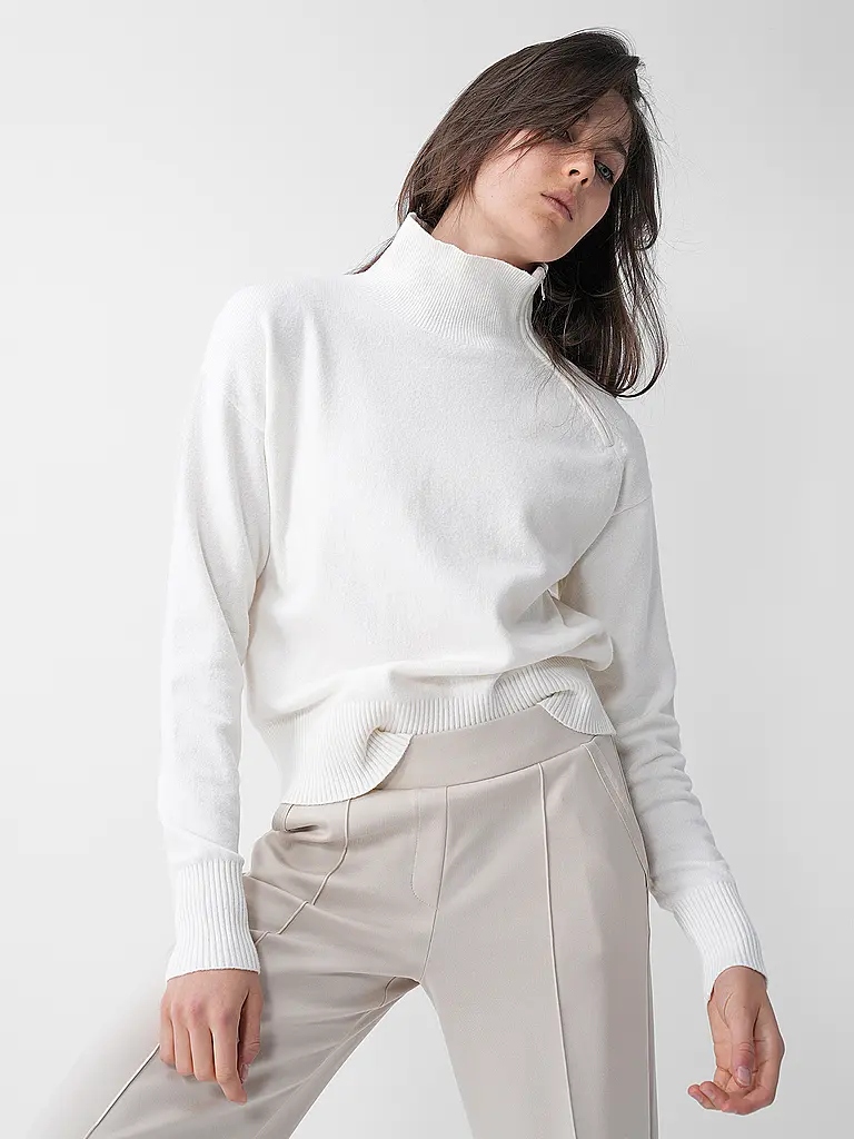 PENN&INK | Rollkragenpullover  | weiss