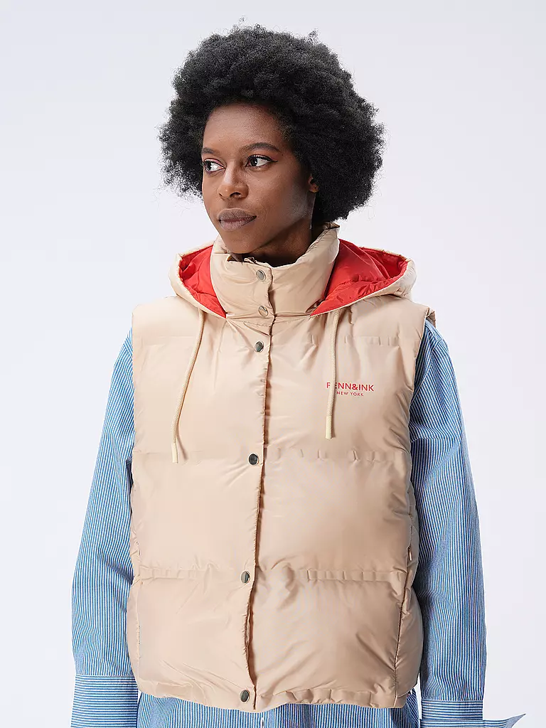 PENN&INK | Steppgilet | beige