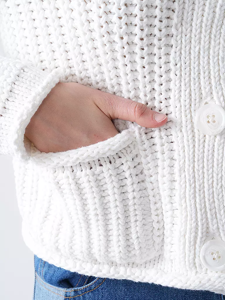 PENN&INK | Strickjacke | weiss