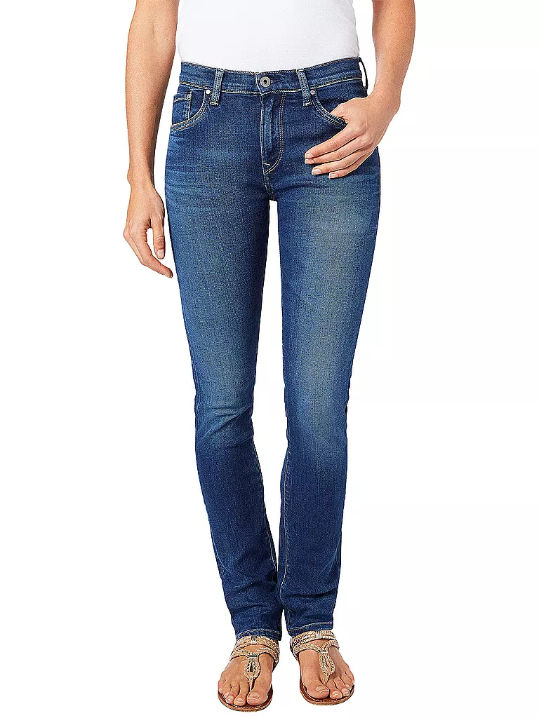 PEPE JEANS | Jeans Slim-Fit "Victoria" | blau