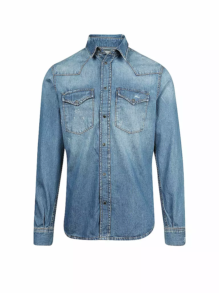 PEPE JEANS | Jeanshemd "Noah" | blau