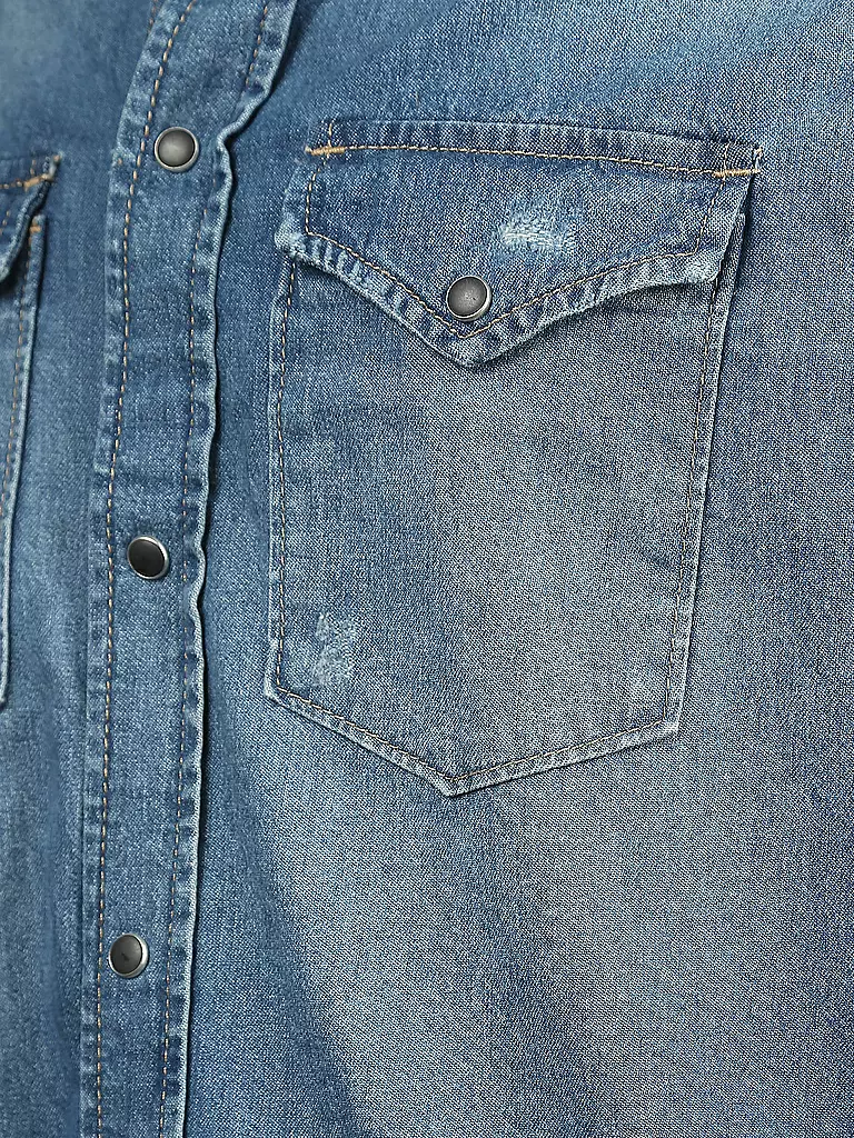 PEPE JEANS | Jeanshemd "Noah" | blau