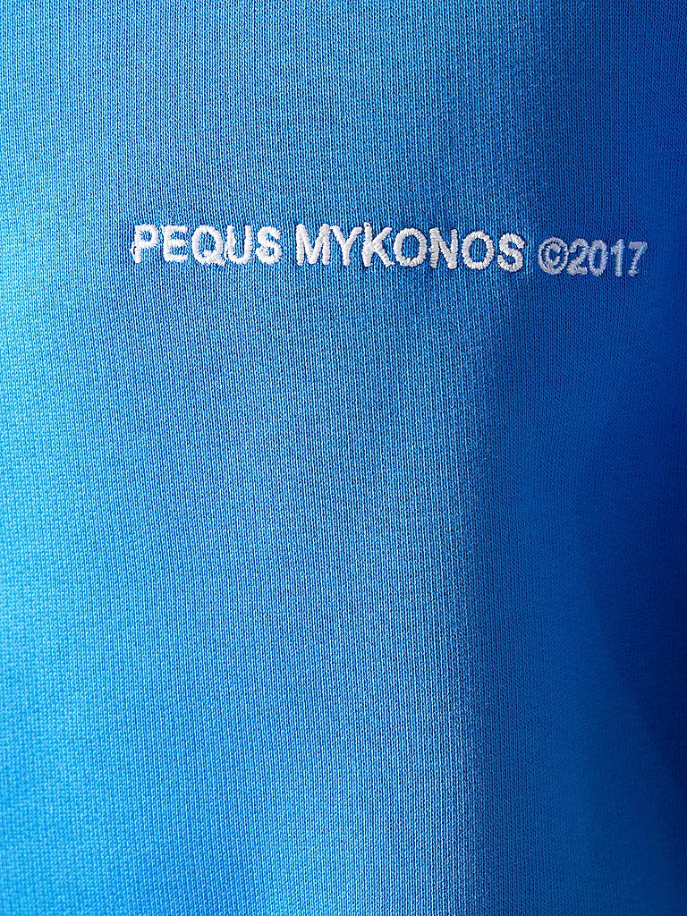 PEQUS | Kapuzensweater - Hoodie | blau