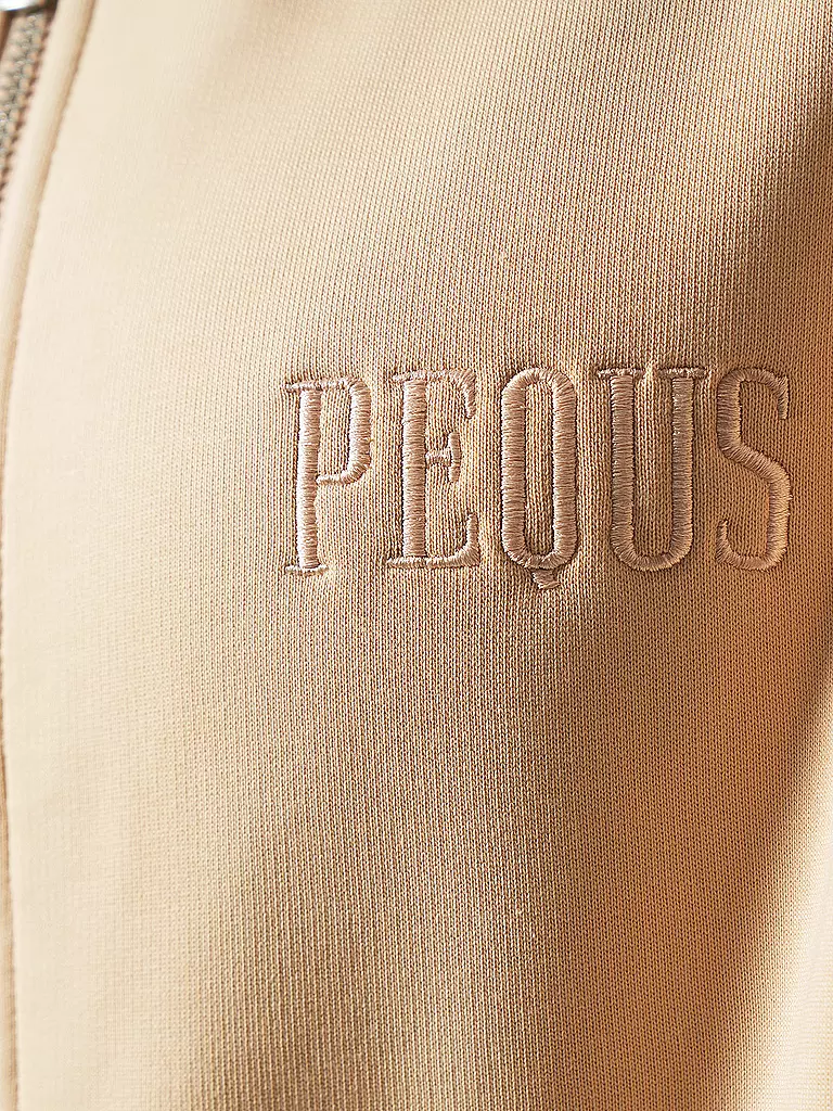 PEQUS | Sweatjacke Salvation | beige