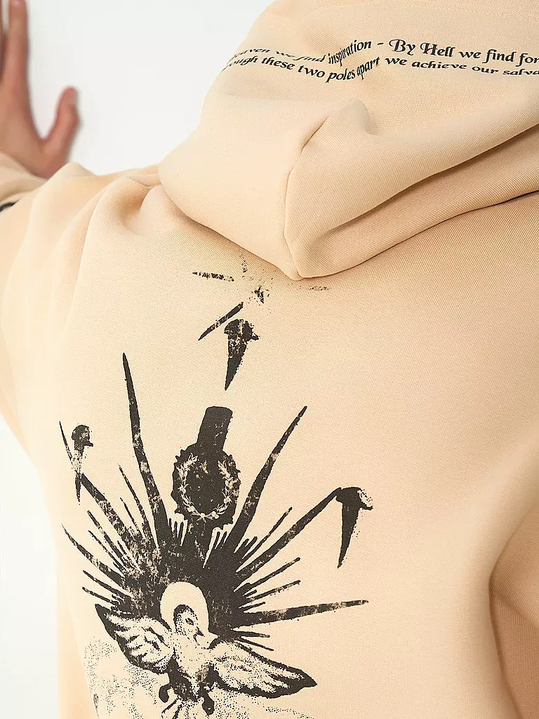 PEQUS | Sweatjacke Salvation | beige
