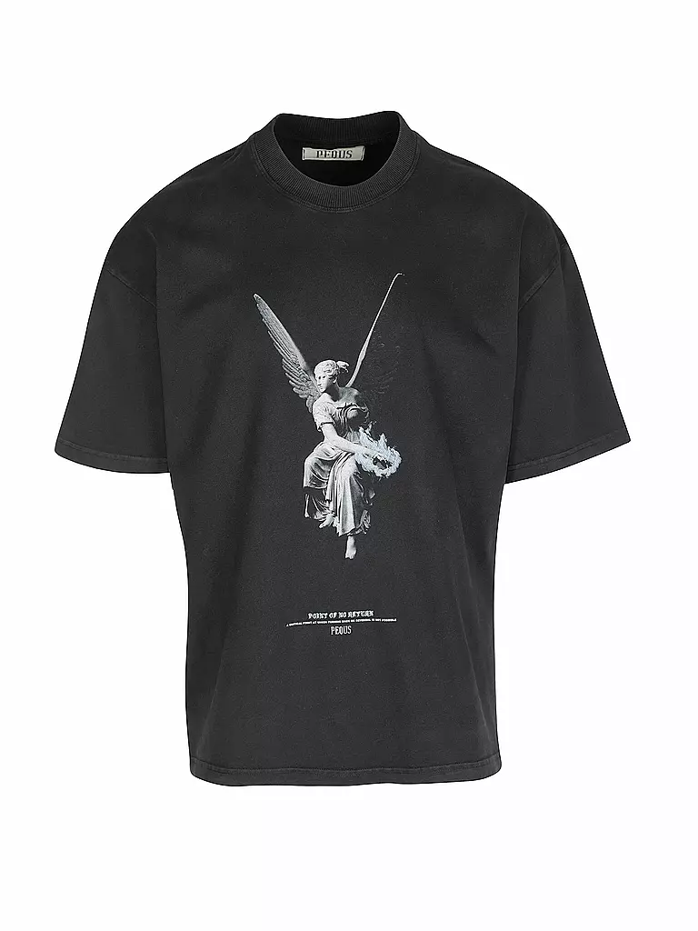 PEQUS | T Shirt Fallen Angel  | blau