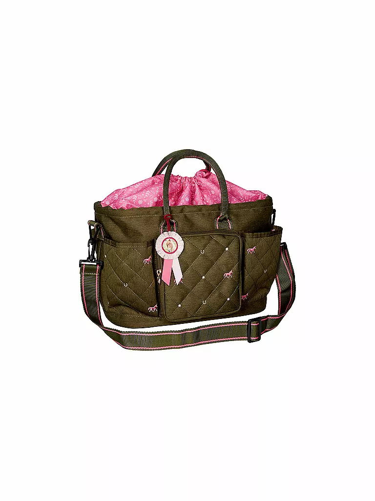 PFERDEFREUNDE | Tasche mit Außenfächern Pferdefreunde Olive | keine Farbe