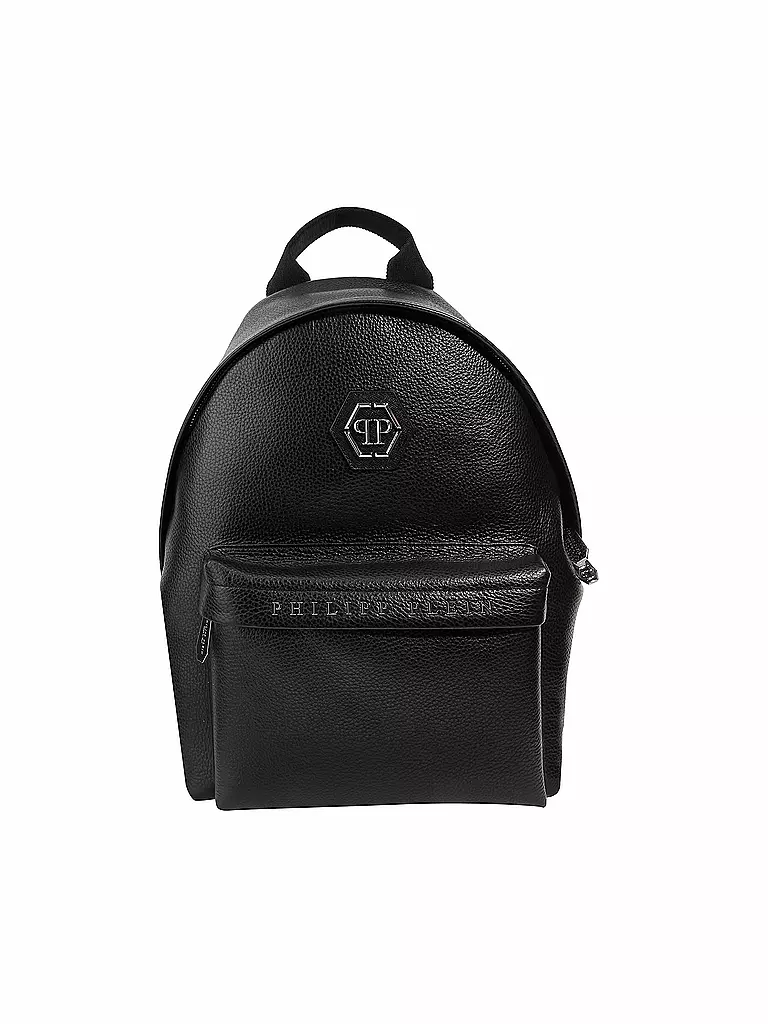 PHILIPP PLEIN | Leder-Rucksack "Statement" | schwarz