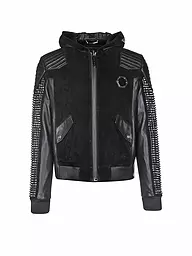 PHILIPP PLEIN | Lederjacke | schwarz