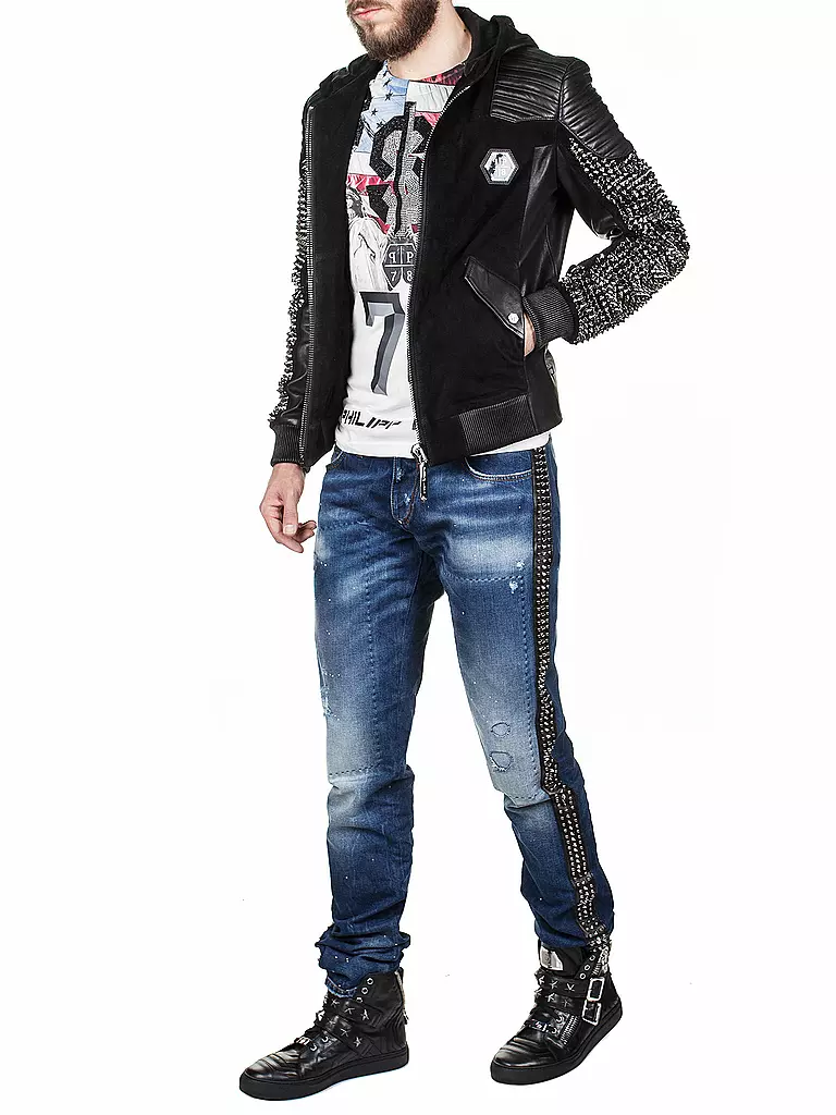 PHILIPP PLEIN | Lederjacke | 