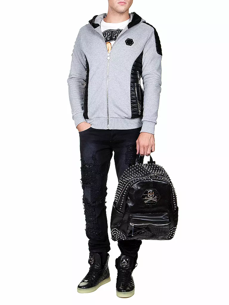 PHILIPP PLEIN | Sweat-Weste  | grau