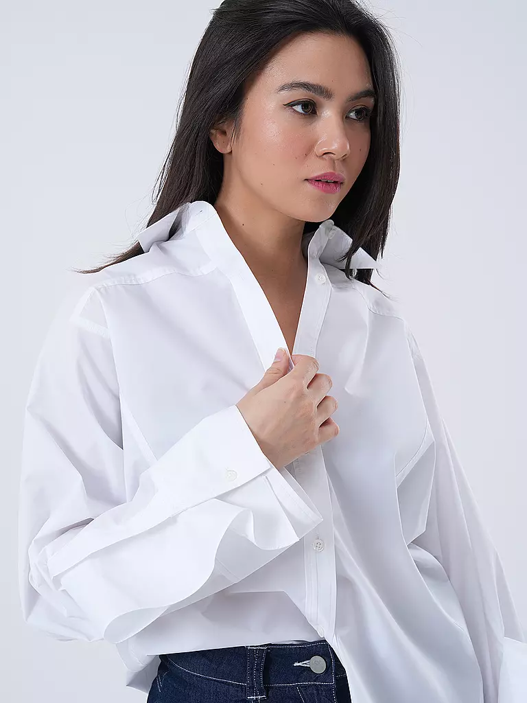 PHILLIP LIM | Hemdbluse Oversized Fit | beige
