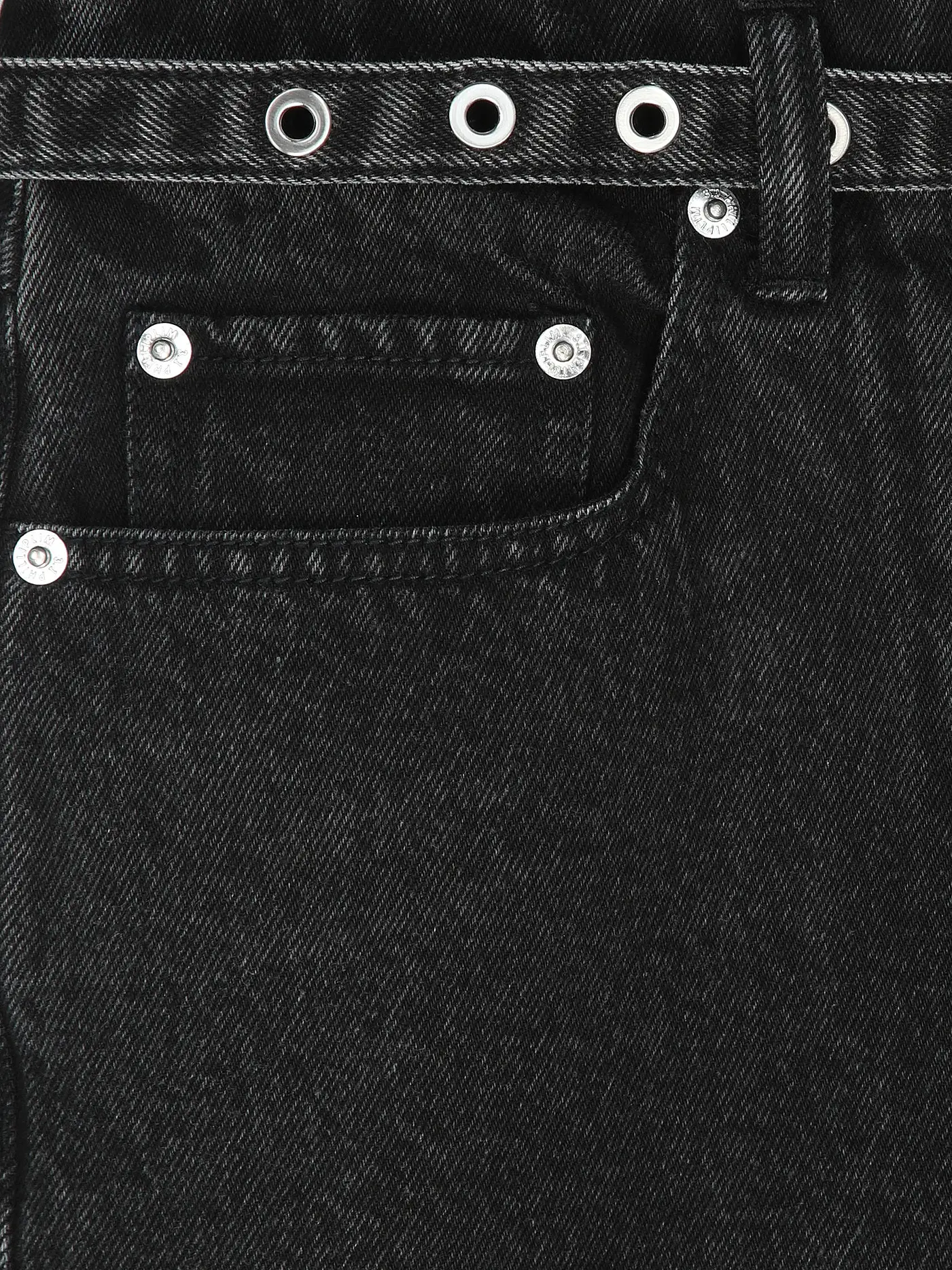 PHILLIP LIM | Jeans Wide Leg  | schwarz