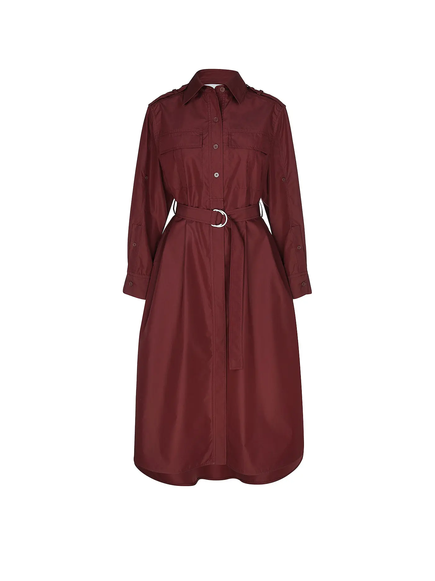 PHILLIP LIM | Maxikleid | dunkelrot