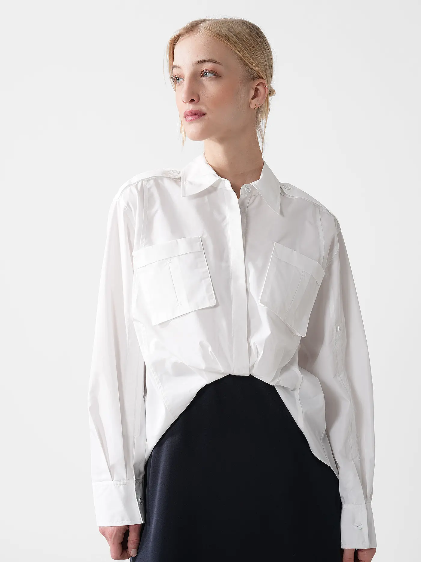 PHILLIP LIM | Midikleid  | weiss