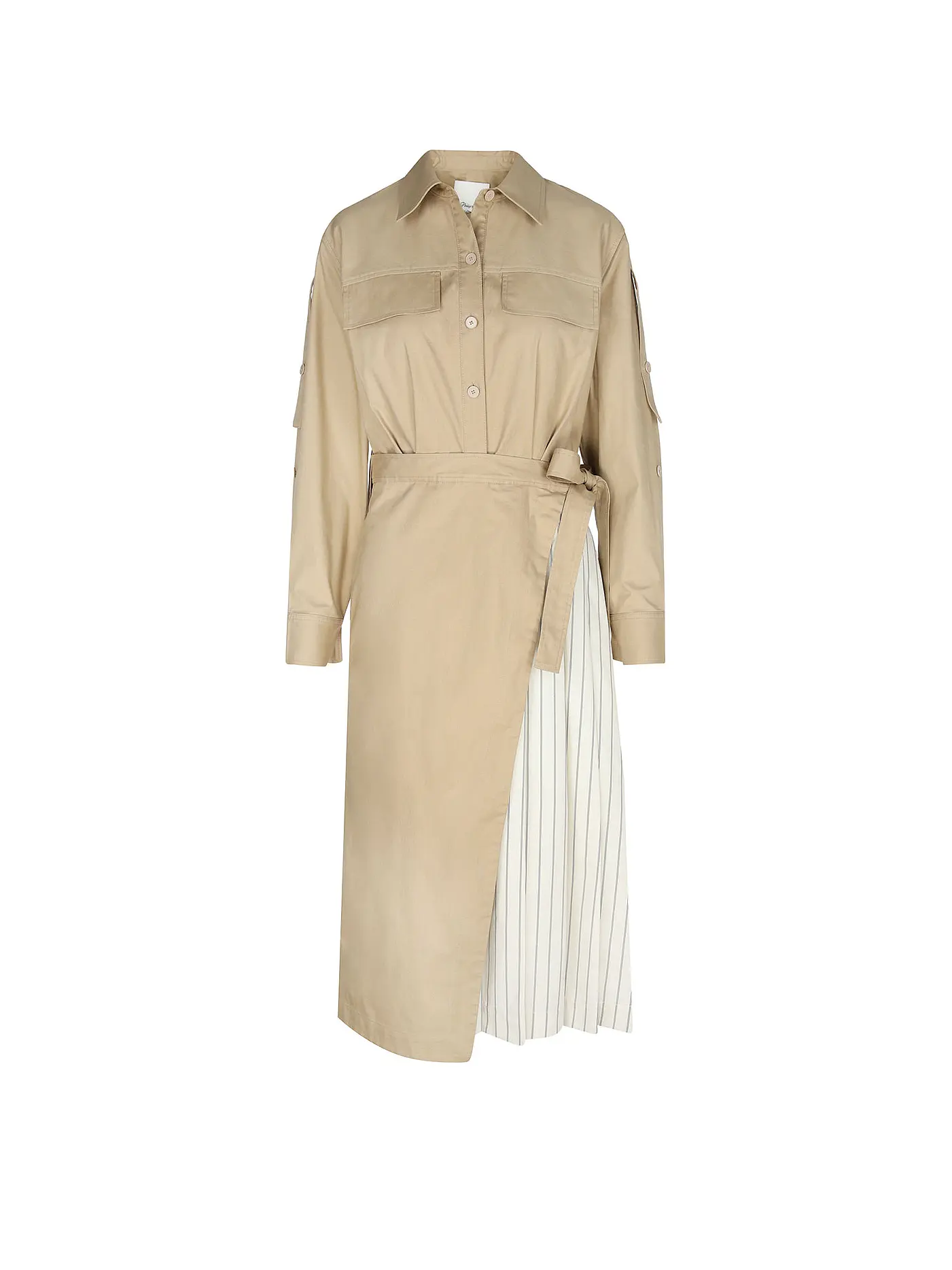 PHILLIP LIM | Midikleid | beige