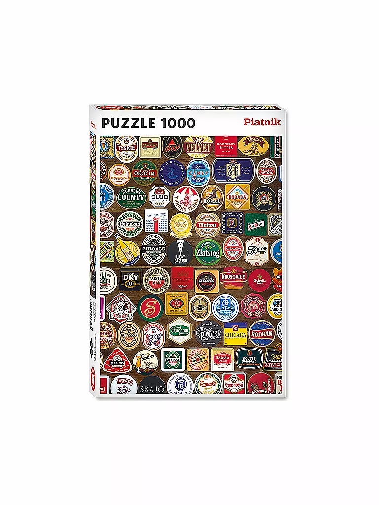PIATNIK | Puzzle - Bierdeckel 1000 Teile | keine Farbe