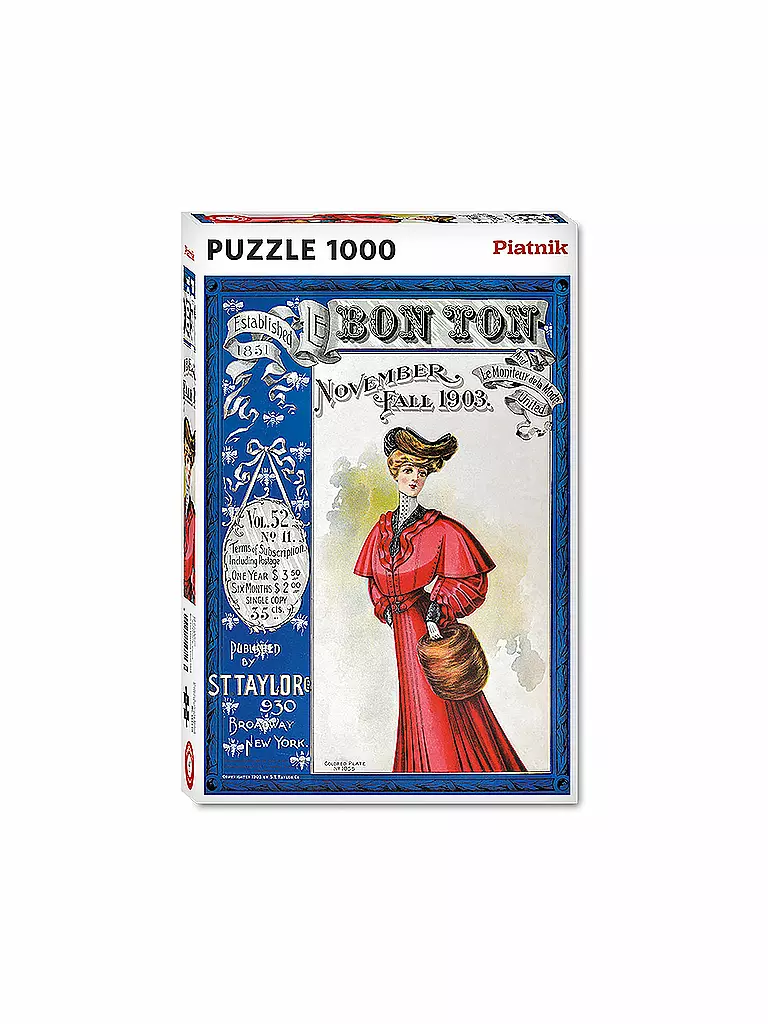 PIATNIK | Puzzle - Bon Ton Magazine 1000 Teile | keine Farbe