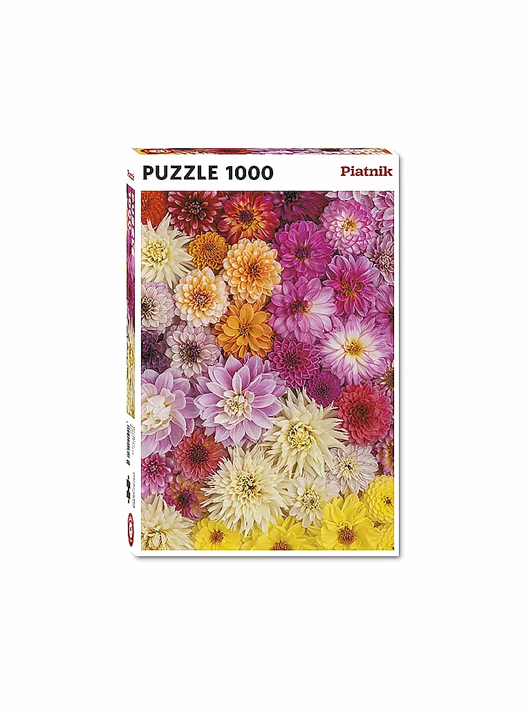 PIATNIK | Puzzle - Dahlien 1000 Teile | keine Farbe