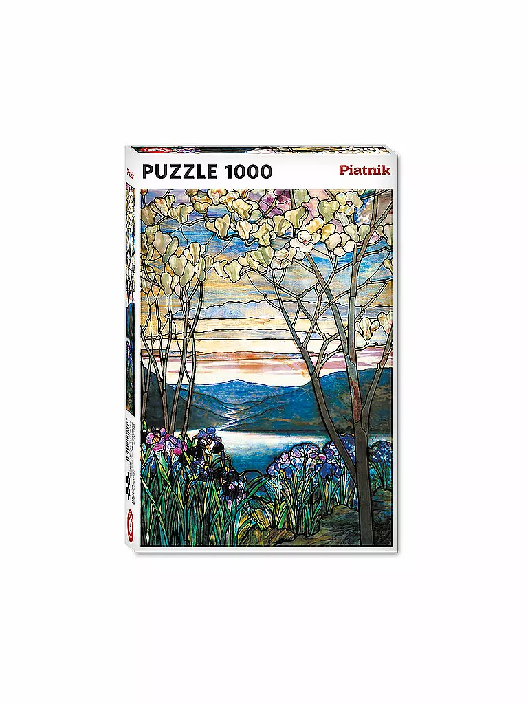 PIATNIK | Puzzle - Tiffany - Magnolias And Irises 1000 Teile | keine Farbe