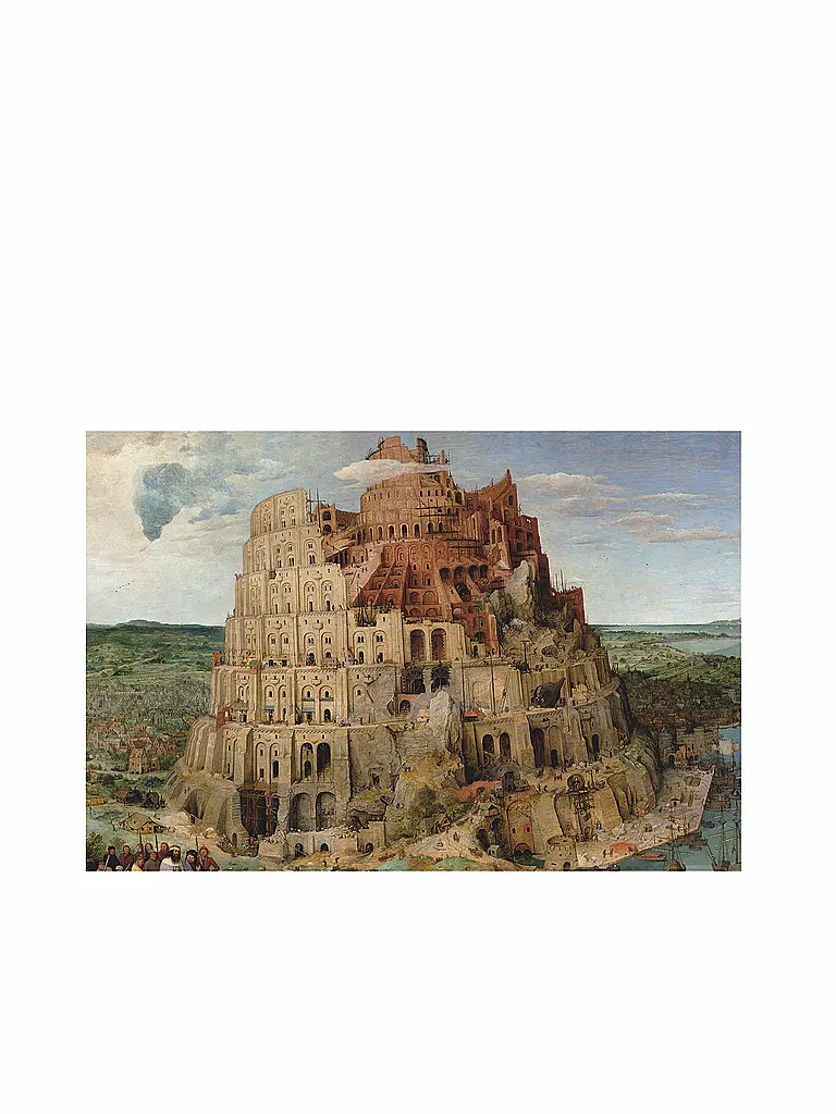 PIATNIK | Puzzle - Turm von Babel (1000 Teile) | transparent