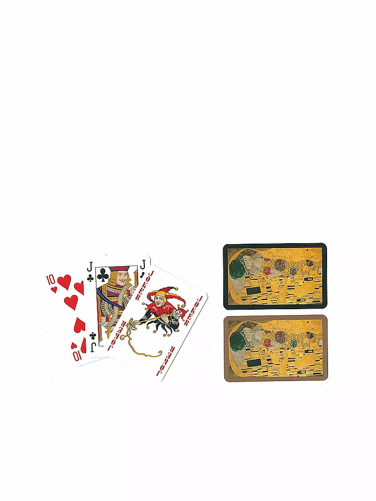 PIATNIK | Rommé "der Kuss" - Gustav Klimt  | keine Farbe