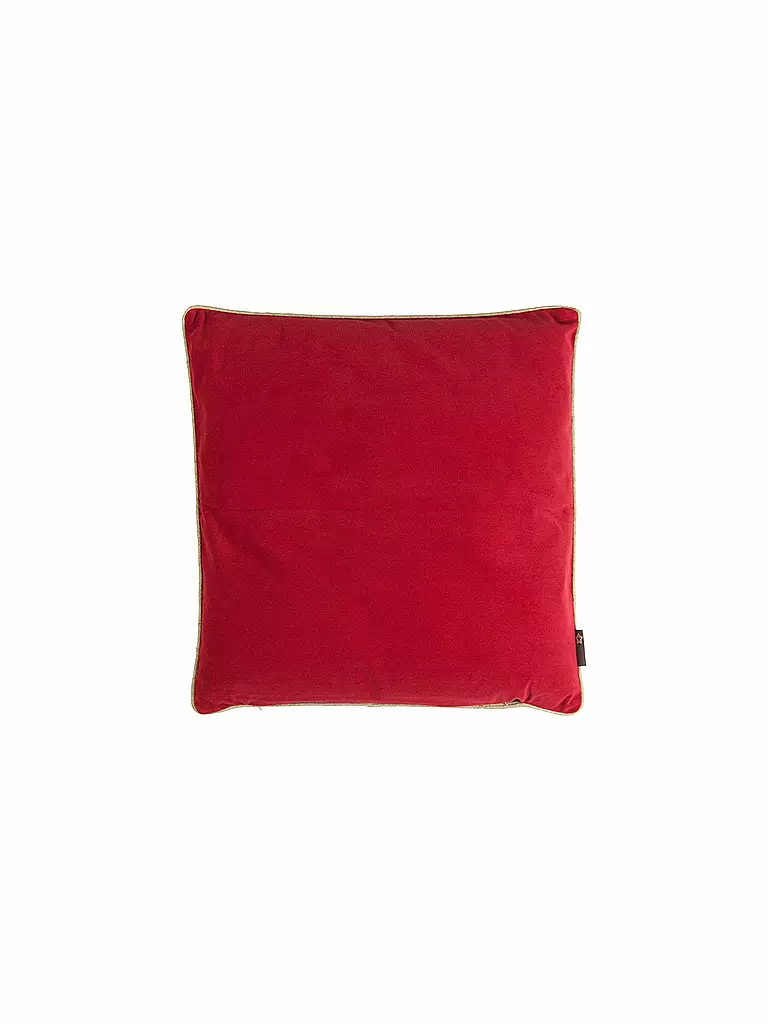 PICHLER | Kissenhülle "Melva" 41x41cm (rubin) | rot