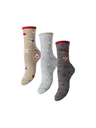 PIECES | Socken PCJINGLE XMAS 3er Pkg. 