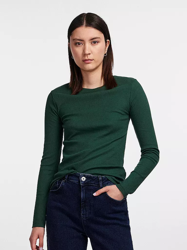 PIECES | Langarmshirt PCRUKA | hellblau