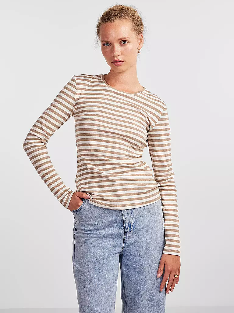 PIECES | Langarmshirt PCRUKA | hellblau
