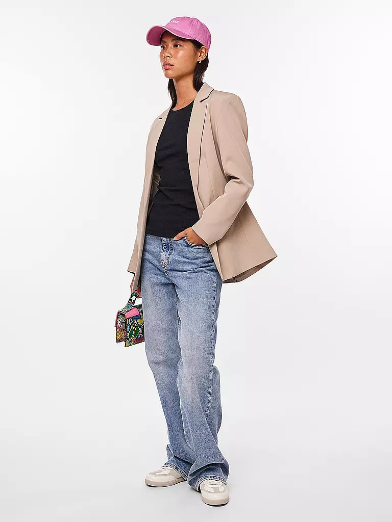 PIECES | Langarmshirt PCRUKA | hellblau
