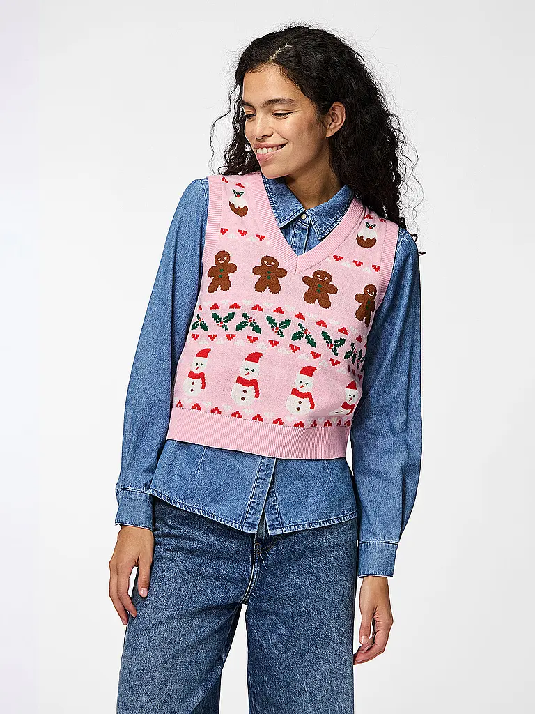 PIECES | Pullunder PCJOLLY XMAS | Rosa