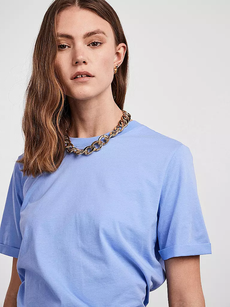 PIECES | T-Shirt PCRIA | hellblau